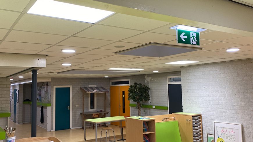 LED-verlichting in school